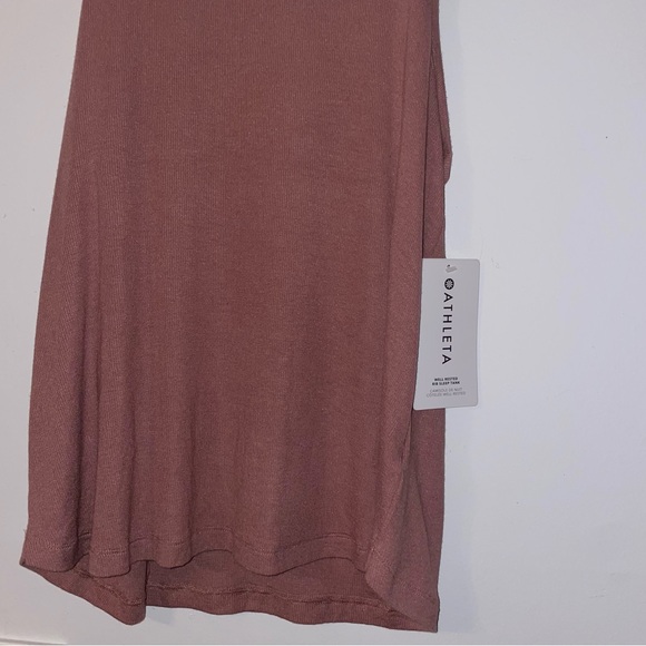 NWT Athleta Well Rested Rib Sleep Tank - Picture 2 of 4